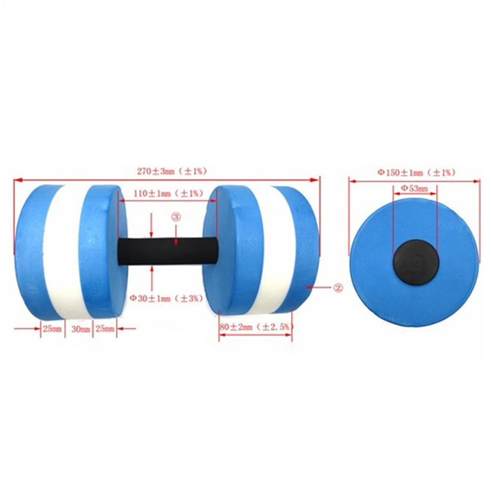 1/2pcs EVA Water Dumbbell Pool - đánh giá và giá Aquatic Sports Types