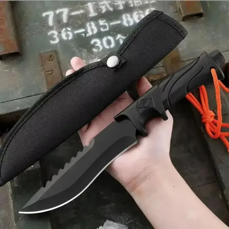 Outdoor EDC Fixed Blade High H - đánh giá và giá Dive Knife Titanium