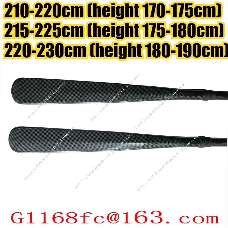 210-230cm Split Carbon Fiber P - đánh giá và giá Kayak Paddle Carbon