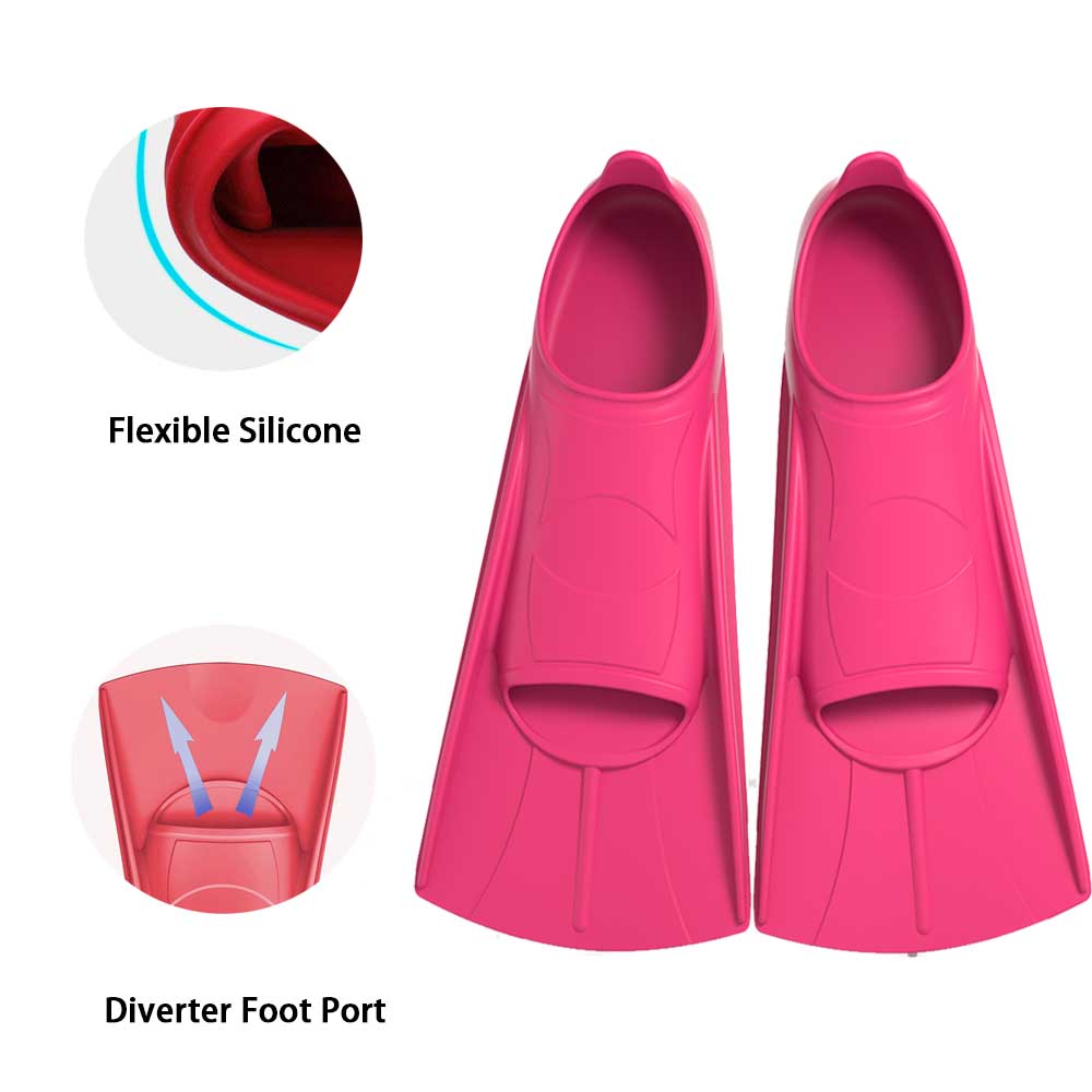 Swimming Flipper Silicone Wome - đánh giá và giá Fin Diving Blade